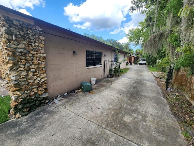 view of property exterior