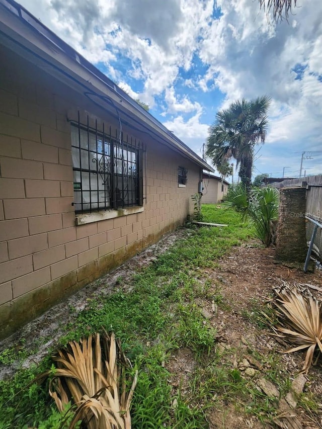 view of property exterior