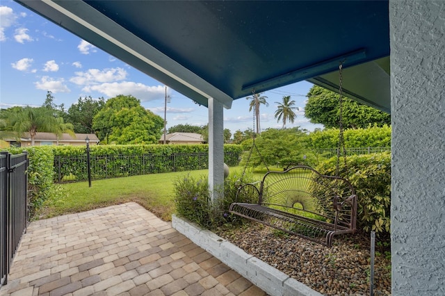 view of patio