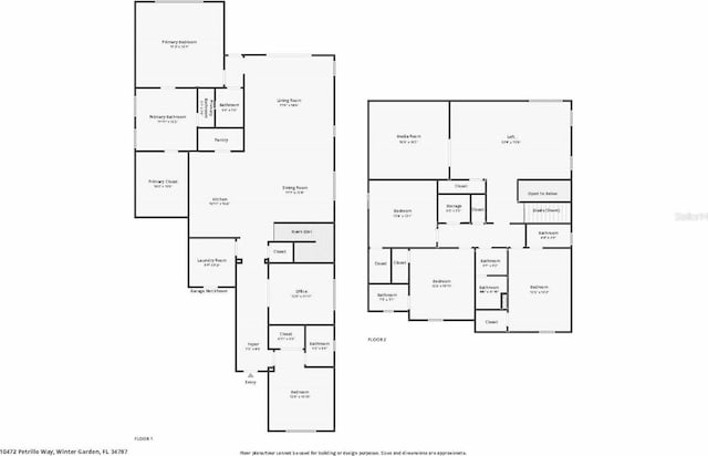 10472 Petrillo Way, Winter Garden, FL 34787 - floor plan