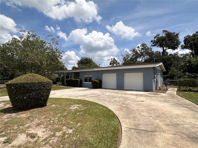 view of ranch-style house