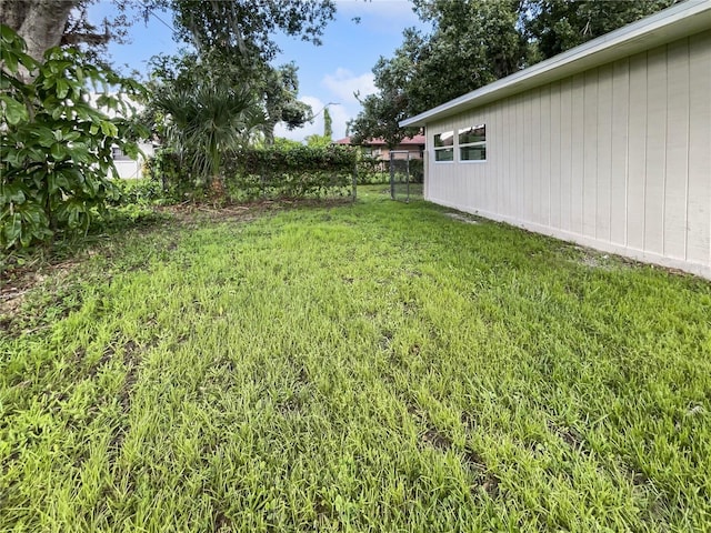 view of yard