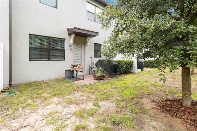 view of yard featuring a patio area