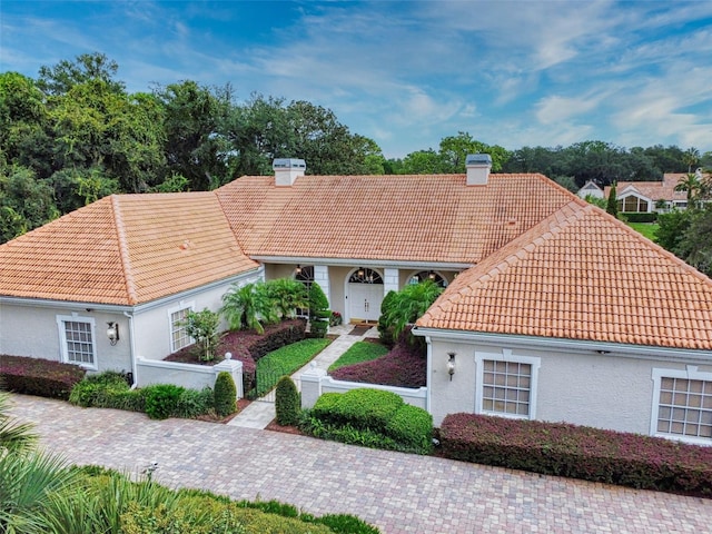 view of mediterranean / spanish-style home