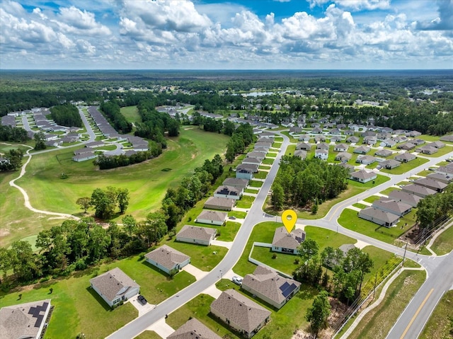 25 Bahia Crse, Ocala, FL 34472 - birds eye view of property featuring a residential view and view of golf course