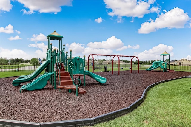 view of play area