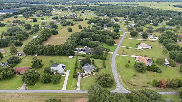 drone / aerial view featuring a rural view