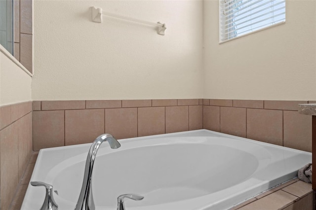 bathroom featuring a bathing tub