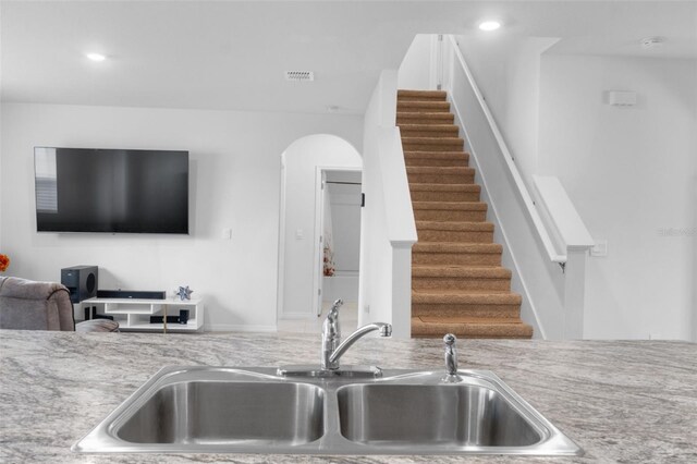 kitchen featuring sink