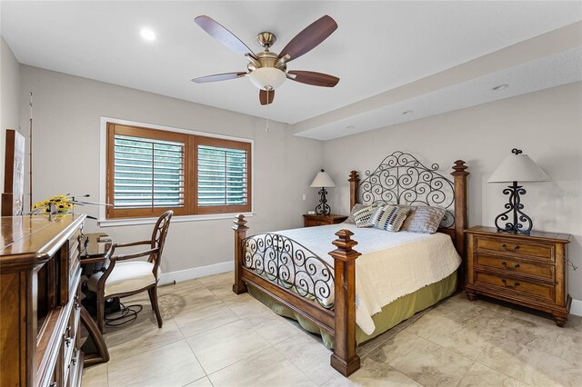 8605 Bay Shore Cv, Orlando, FL 32836 - bedroom featuring baseboards and ceiling fan