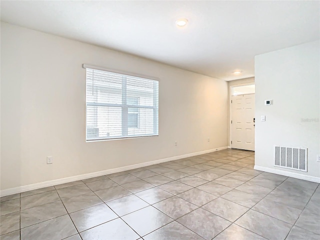 view of tiled empty room