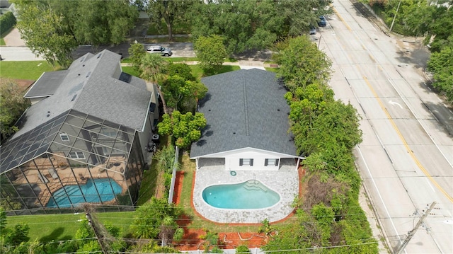 drone / aerial view