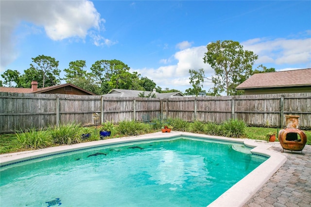 view of pool