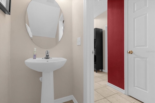 bathroom featuring tile patterned floors