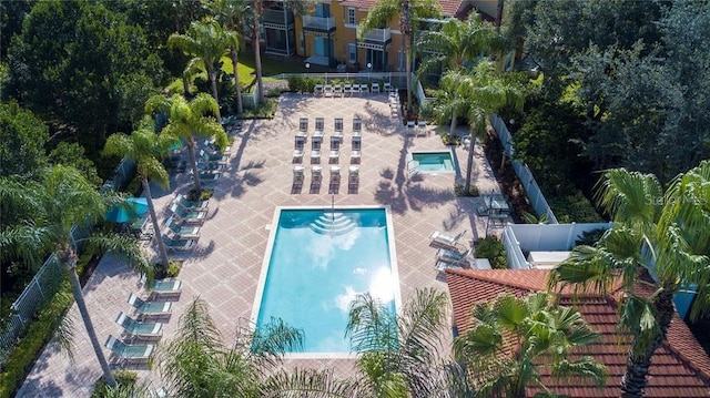 community pool featuring a patio