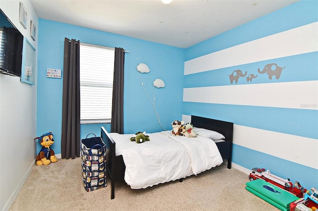 bedroom featuring carpet floors