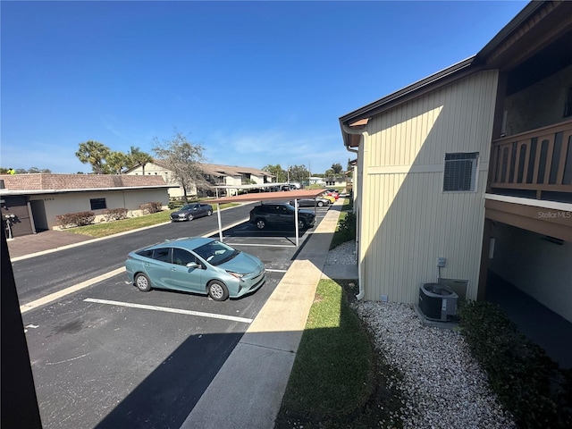 view of parking / parking lot