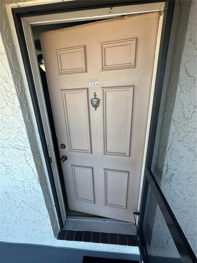 view of entrance to property