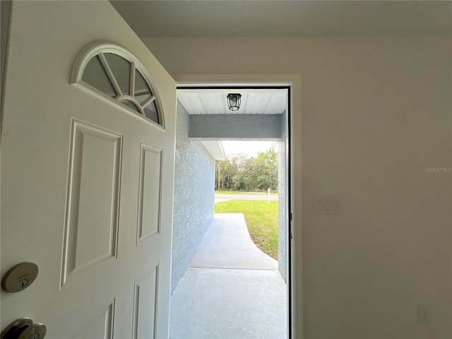 view of entryway