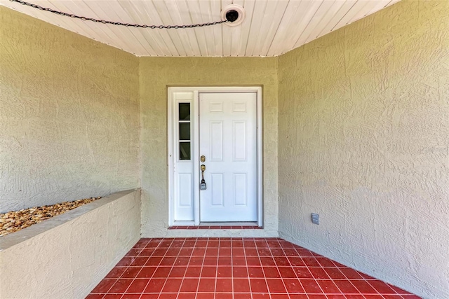 view of entrance to property