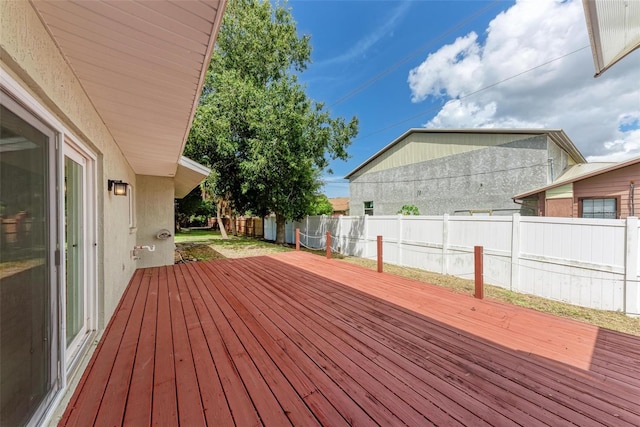 view of deck