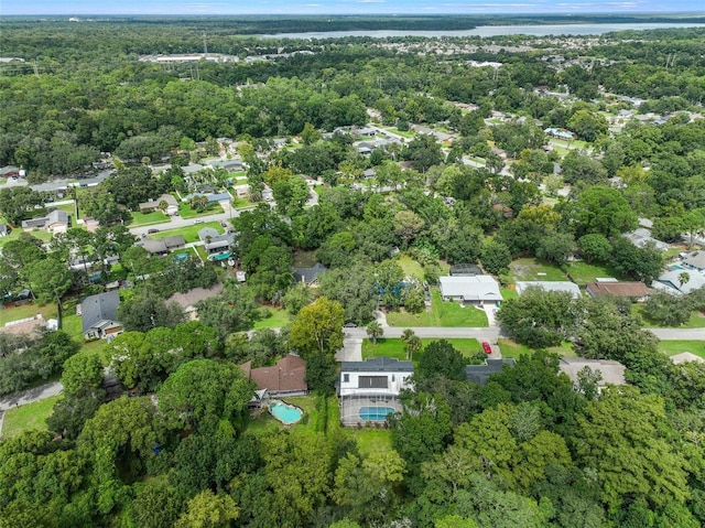 668 Coral Way, Winter Springs, FL 32708 - birds eye view of property with a water view, a view of trees, and a residential view
