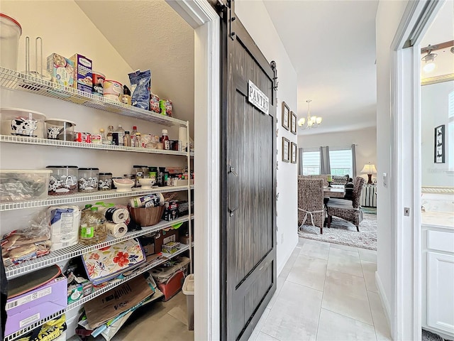 view of pantry