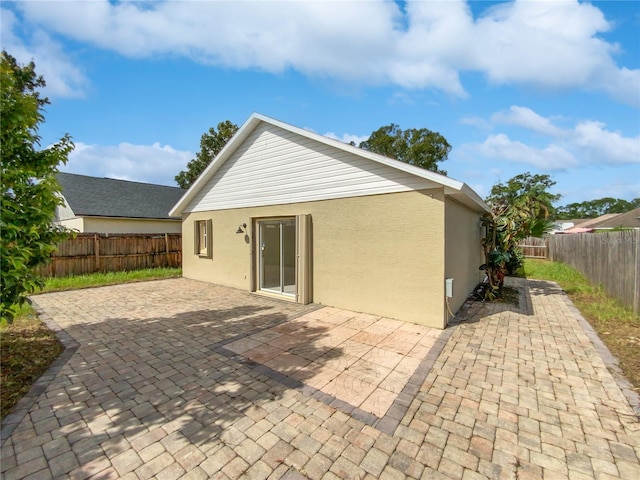 exterior space with a patio