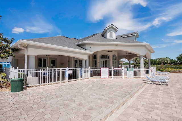 exterior space with a patio area