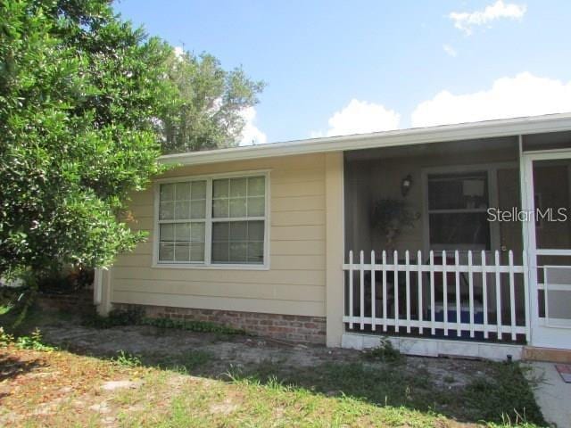 view of home's exterior