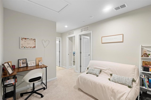 1820 Holden Ridge Ln, Clermont, FL 34715 - interior space featuring visible vents, baseboards, and light colored carpet