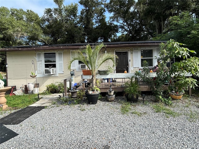 view of front of home