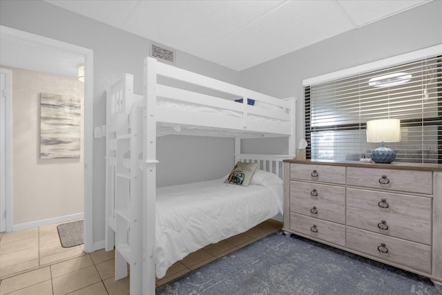 view of tiled bedroom