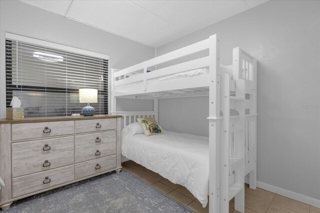 view of tiled bedroom