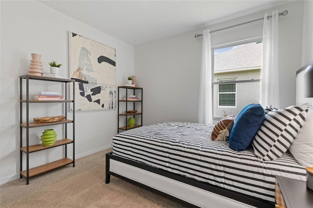 bedroom featuring carpet floors