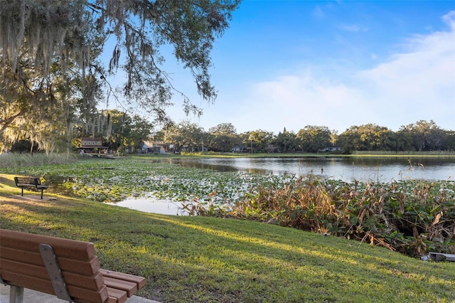 property view of water