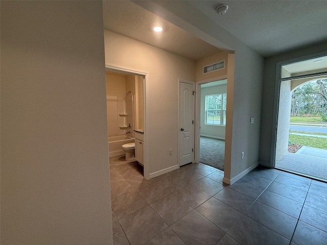 view of tiled foyer