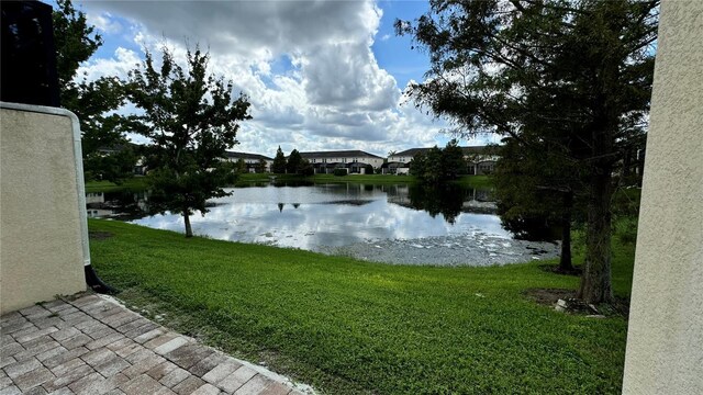 view of water feature