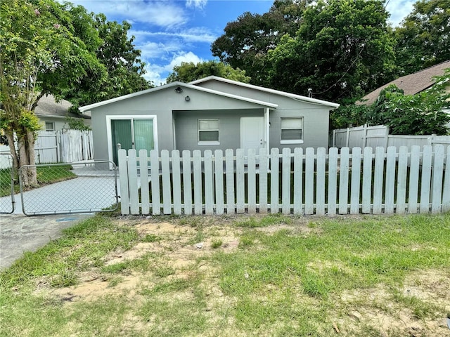 view of front of home