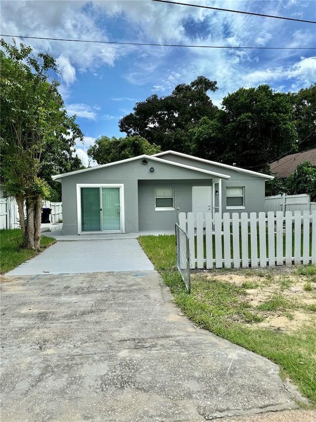 view of ranch-style home