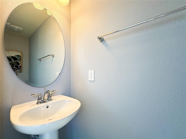 bathroom with a sink