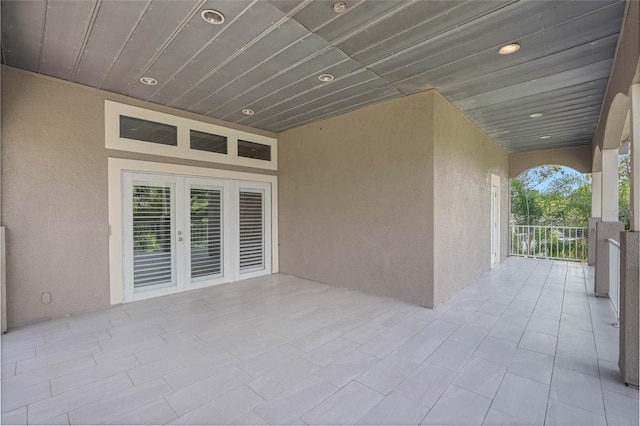 view of patio / terrace with french doors