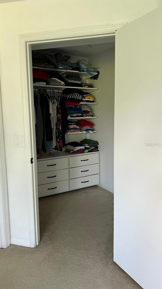 view of closet