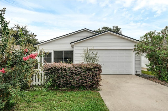 view of ranch-style home