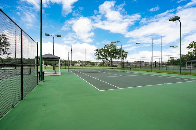 view of sport court