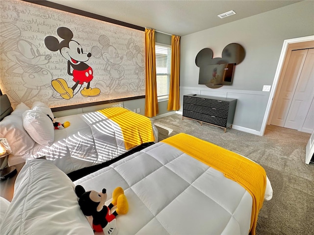 9095 Sommerset Hills Dr, Davenport, FL 33896 - carpeted bedroom featuring visible vents