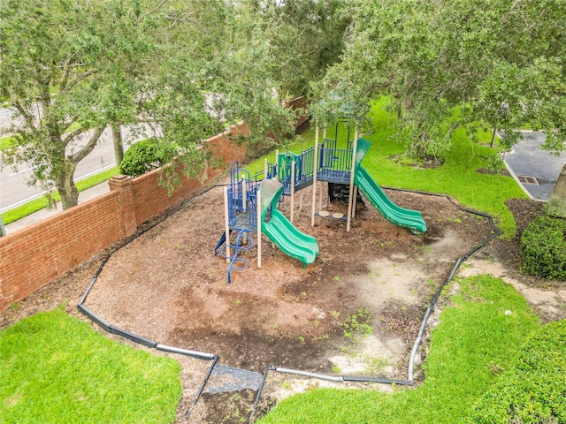 view of jungle gym