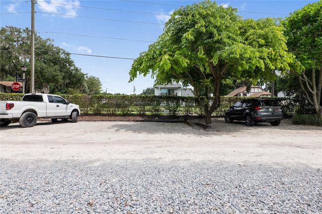 view of car parking