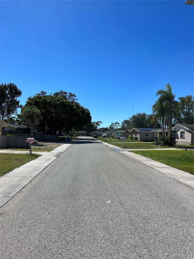 view of road