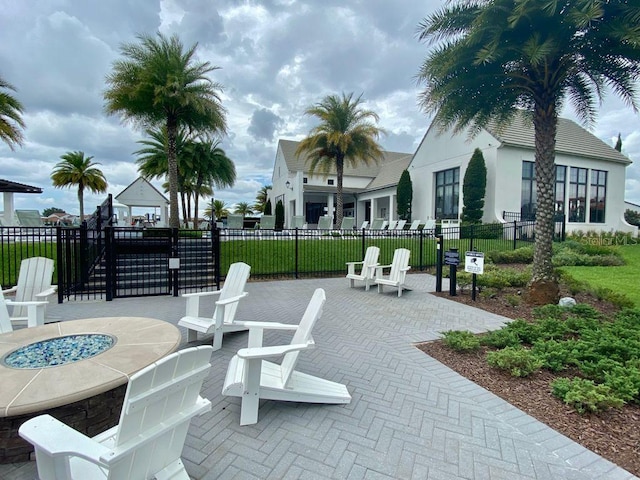 view of patio